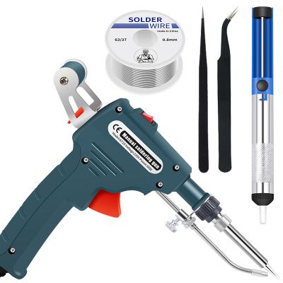  60W  Automatically Send Tin Gun Hand-held Soldering Iron Internal Heat with Power Switch Welding Repair Tool